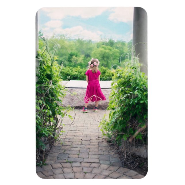 Süße benutzerdefinierte personalisierte Kinderfoto Magnet (Vertikal)