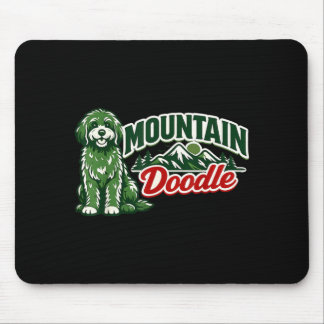 Süße Berg-Doodle-Vintage-Retro-Outdoor-Wanderung Mousepad