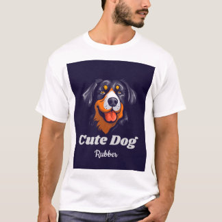 Süße Berner Sennenhund-Illustration - "Süßer Hund T-Shirt