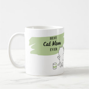 Süße beste Katzenmutter überhaupt Damen Kaffeetasse