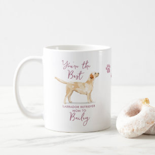 Süße beste Labrador Retriever Hundemama Foto Kaffeetasse