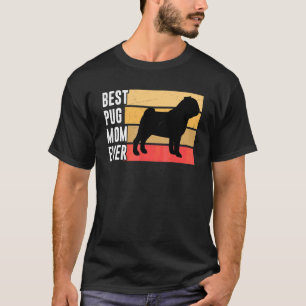 Süße beste Pug-Mutter jemals Scherz Hundebesitzer  T-Shirt