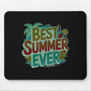 Süße beste Sommer aller Zeiten Surfen Mädchen Urla Mousepad