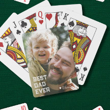 Süße 'Bester Vater Aller Zeiten' Spielkarten