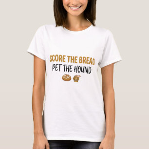 Süße Bewertung Das Brot Streichle den Hund T-Shirt