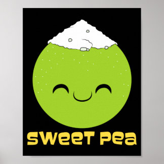 Süße Beziehung zwischen Pärchen und Duftwicke Poster