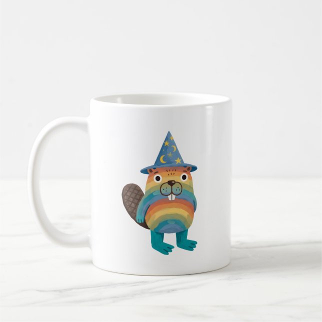 Süße Biber-Zauberer-Tasse Kaffeetasse (Links)