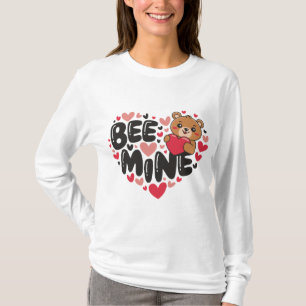 Süße Biene Mein Teddy Bär Valentinstag T-Shirt