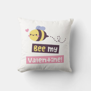 Süße Biene mein Valentine, sei mein Valentinstag Kissen