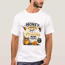 Süße Bienen-Honig-Heilungs-Cartoon-Gestaltung