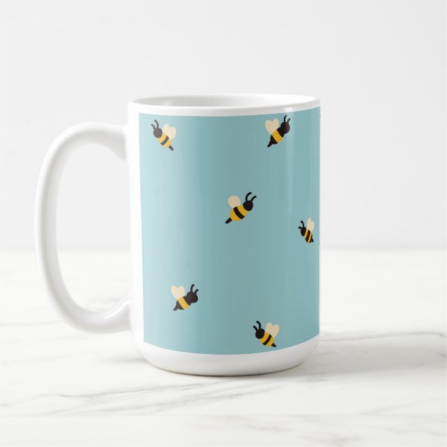 süße Bienen Kaffeetasse (Links)