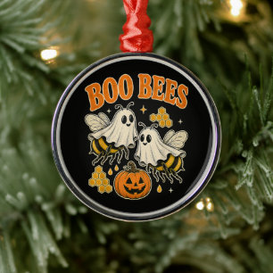 Süße Bienen Lustiger Geist Biene Wortspiel Hallowe Ornament Aus Metall