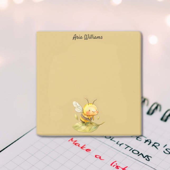 Süße Bienen-Notizen Post-it Klebezettel (Von Creator hochgeladen)