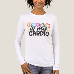 Süße Bingo Cardio-Wortkunst Tri-Blend Shirt