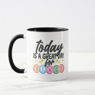 Süße Bingo-Tag-Wortkunst Tasse