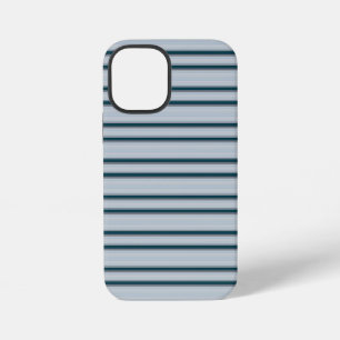 Süße blau-graue Streifen iPhone 12 Mini Hülle