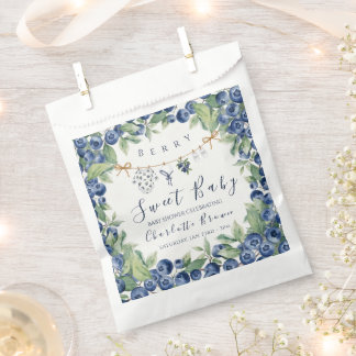 Süße Blaubeer-Baby-Party-Tüte für Jungen Geschenktütchen
