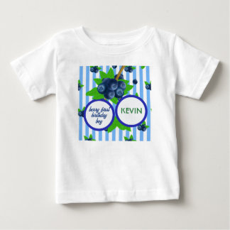 Süße Blaubeer-Ehren-Gast zum ersten Geburtstag Baby T-shirt