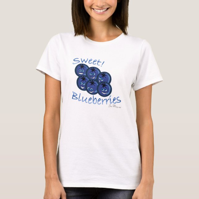 Süße Blaubeeren T-Shirt (Vorderseite)