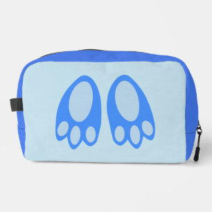 Süße blaue Baby-Jungen-Hasenfüße Ostern Waschbeutel