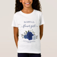 Süße blaue Boho-Chic-Rosen Blumenmädchen-Geschenk