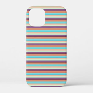 Süße blaue braune Streifen Case-Mate iPhone Hülle