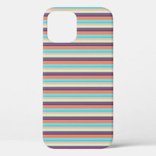 Süße blaue braune Streifen Case-Mate iPhone Hülle