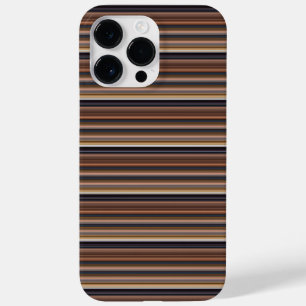 Süße blaue braune Streifen Case-Mate iPhone 14 Pro Max Hülle