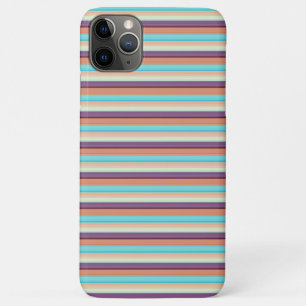 Süße blaue braune Streifen  Case-Mate iPhone Hülle
