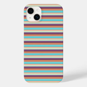 Süße blaue braune Streifen  Case-Mate iPhone 14 Plus Hülle
