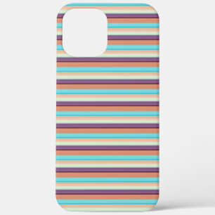 Süße blaue braune Streifen Case-Mate iPhone Hülle