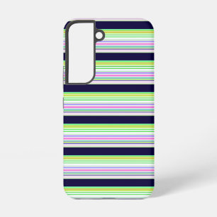 Süße blaue bunte Streifen Samsung Galaxy Hülle