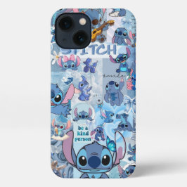 Süße blaue Cartoon-Alien-Handyhülle iPhone 13 Hülle