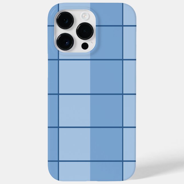 Süße blaue Häkchen Case-Mate iPhone Hülle (Rückseite)