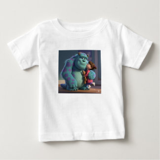 Süße blaue Monster-Illustration Kinder-T-Shirt Baby T-shirt
