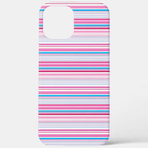 Süße blaue rosa Streifen Case-Mate iPhone Hülle