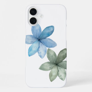 süße blaue und grüne Handyhülle iPhone 16 Plus Hülle
