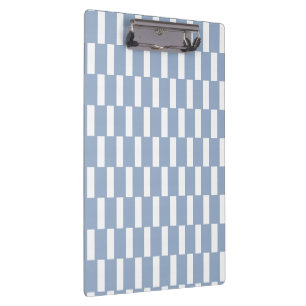 Süße blaue und weiße Streifen-Clipboard Klemmbrett