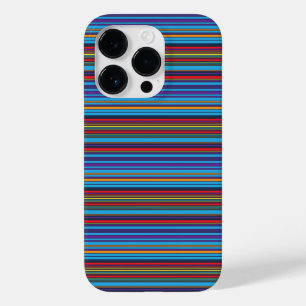 Süße blaue violette Streifen Case-Mate iPhone 14 Pro Hülle