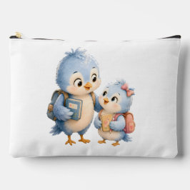 Süße Blaue Vogel-Accessoire-Tasche Zubehörtasche
