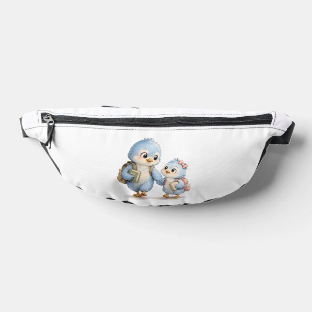 Süße Blaue Vogel-Geschwister Gürteltasche (Ablage )