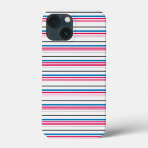 Süße blaue weiße Streifen Case-Mate iPhone Hülle