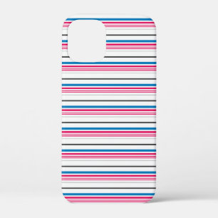 Süße blaue weiße Streifen Case-Mate iPhone Hülle