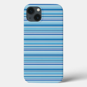 Süße blaue weiße Streifen Case-Mate iPhone Hülle