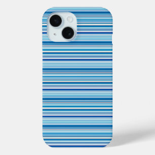 Süße blaue weiße Streifen Case-Mate iPhone Hülle