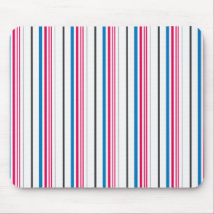 Süße blaue weiße Streifen Mousepad