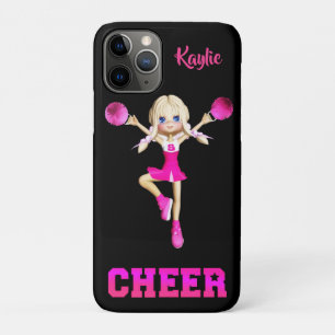 Süße blonde Cheerleaderin personalisiert   Case-Mate iPhone Hülle