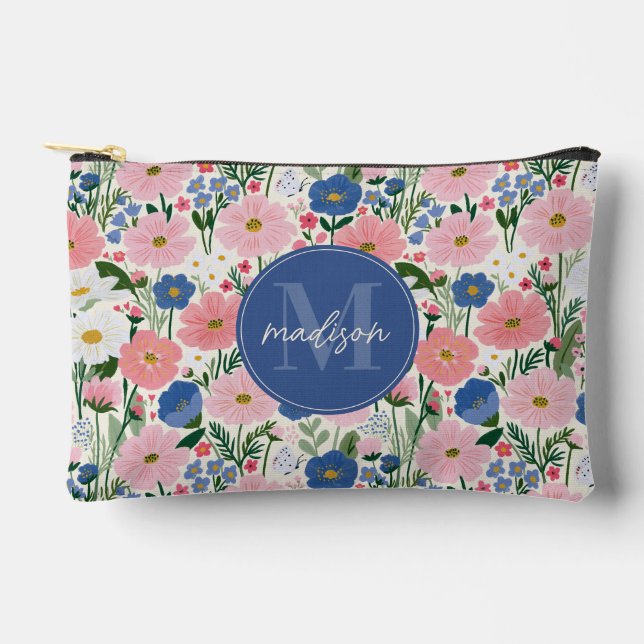 Süße Blumen-Accessoire-Tasche Zubehörtasche (Vorderseite)