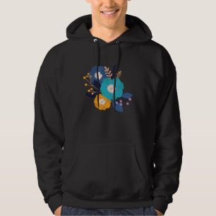 Süße Blumen Aquarell Blumenillustration Hoodie