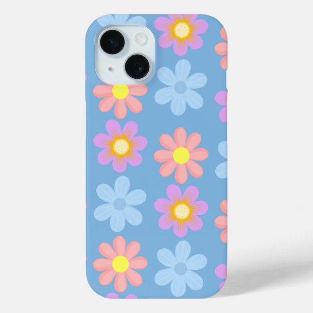 Süße Blumen iPhone 15 Hülle. Case-Mate iPhone Hülle (Rückseite)
